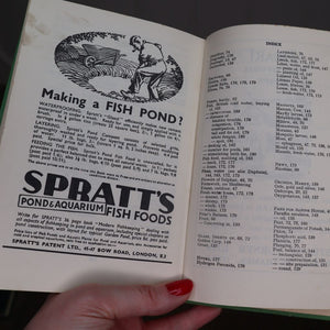 1930s advertismenf for Spratts Fish Foods. From The ABC of the Rock Garden and Pool by W.E Shewell-Cooper. Available from brambleandfoxshop.com