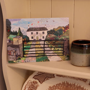 Cosy Cottage Artwork Card by Josie Russell