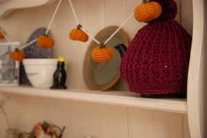 Mustard Pumpkin Garland by Rosie and Max Crafts