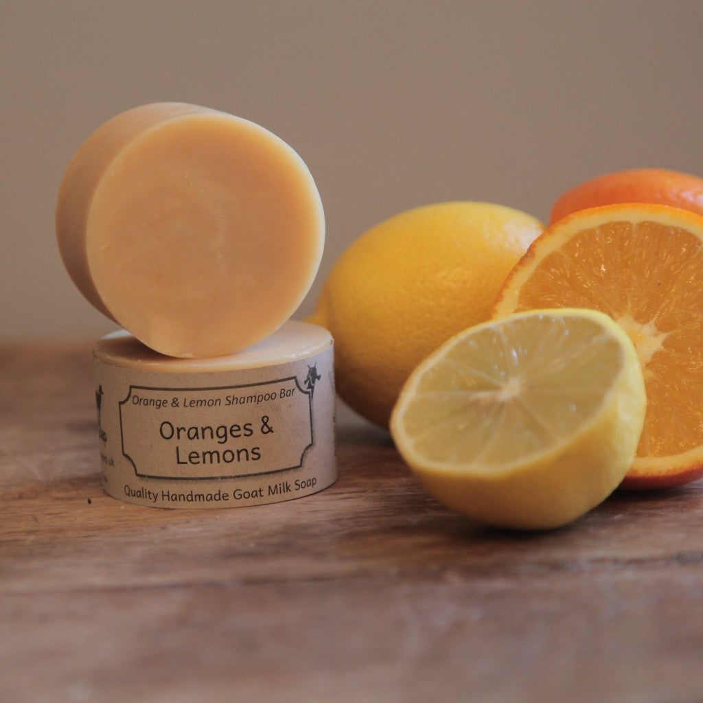 Oranges and Lemons Goat's Milk Shampoo Bar by Goap